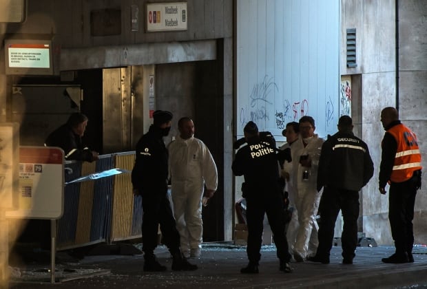 Brussels Maelbeek metro forensic police