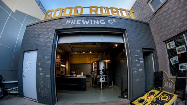 Halifax brewery facing lawsuit for allegedly botching 59,000 cans of beer; Good Robot Brewing had to nix a promotion that featured condoms sporting the company's logo\. 