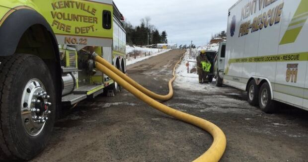Kentville dump fire