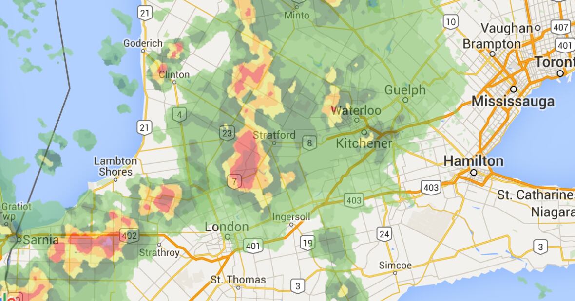 Heavy rainfall warning for much of southern Ontario CBC News