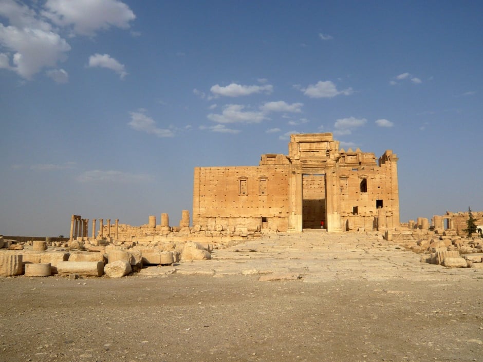 SYRIA-Palmyra Temple of BEL August 2010