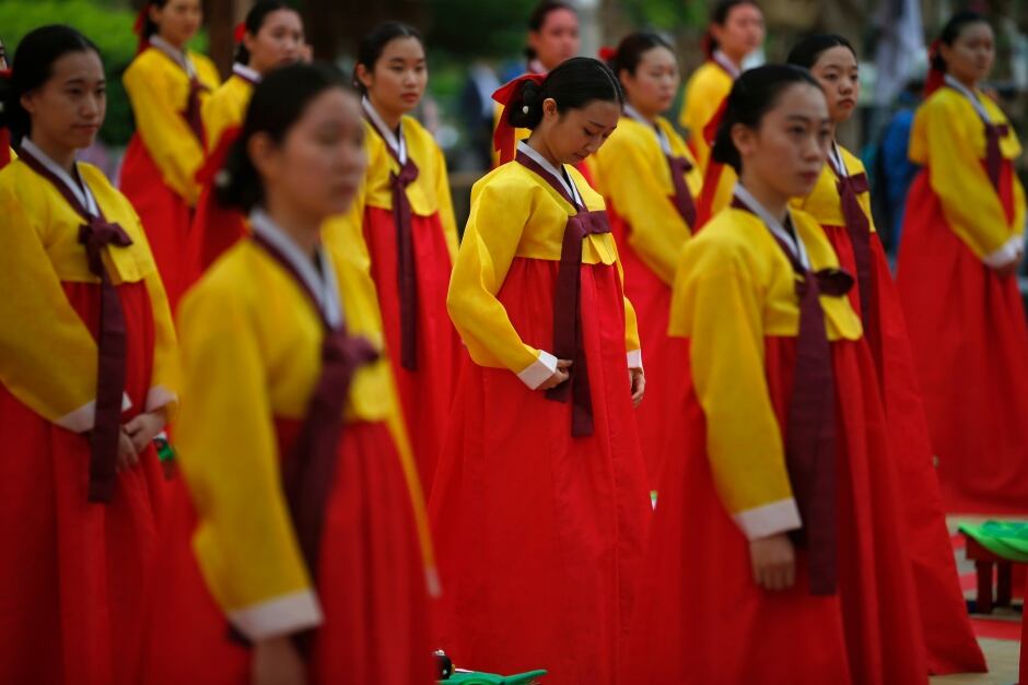 South Korea Hanbok dress resurgence May 2013 coming of age day