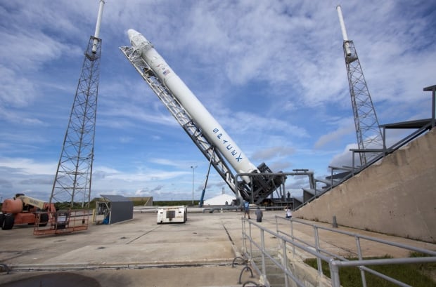 Space-X Falcon 9 rocket