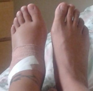 Erika Brathwaite's feet