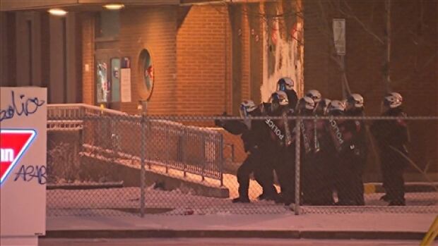 Montreal North protest