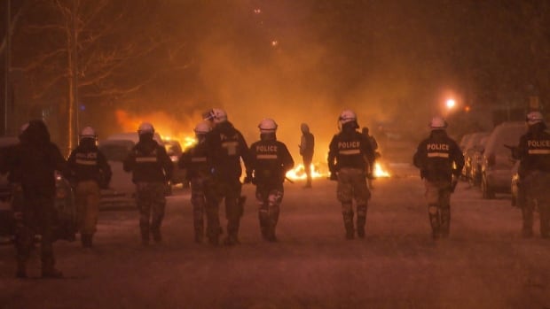 Montreal North protest