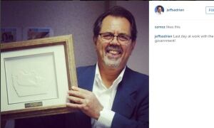 Jeff Sadrian, former Canada Revenue Agency exec, seen on last day at CRA