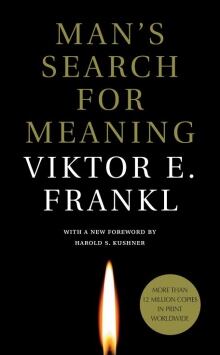 Book cover for Man's Search for Meaning