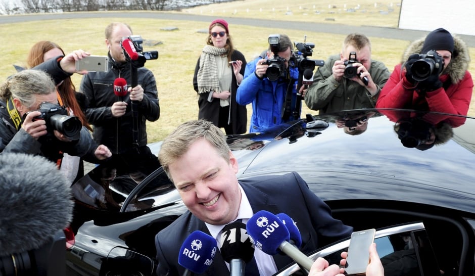 WIP PANAMA-Papers ICELAND-former PM Prime Minister Sigmundur David Gunnlaugsson April 5 2016