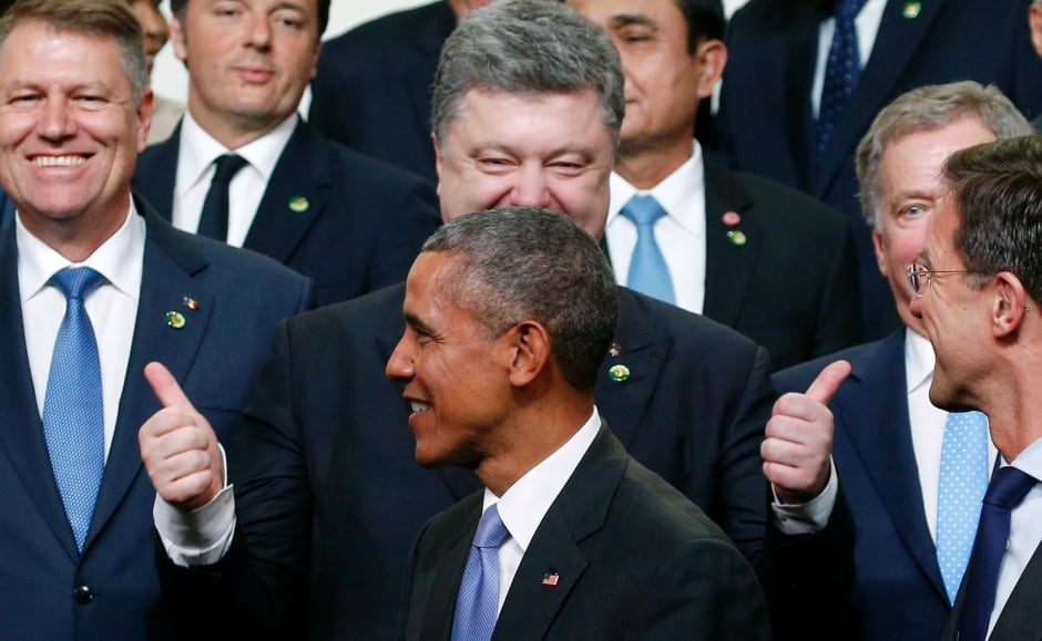 WIP NUCLEAR-SUMMIT Petro Poroshenko with Barack Obama April 1 2016