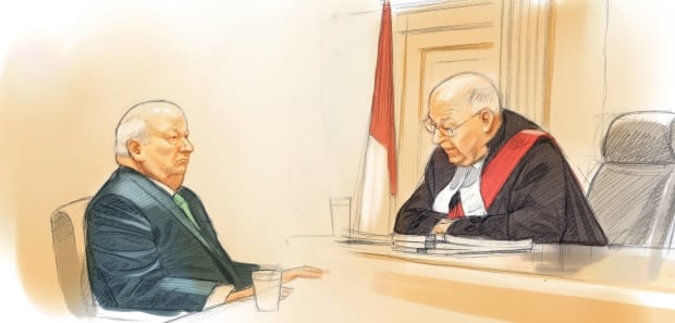 Senator Mike Duffy and Justice Charles Vaillancourt