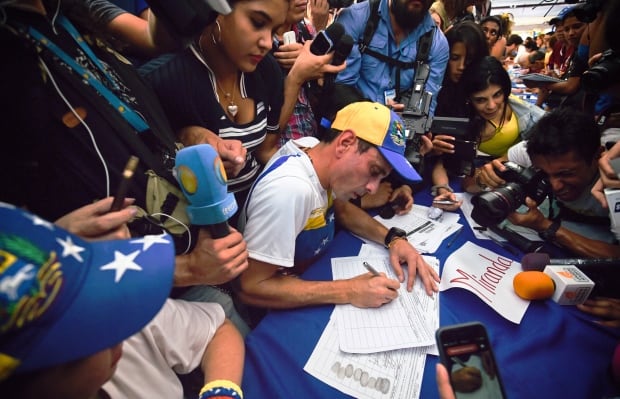 Venezuela opposition protest anti-government