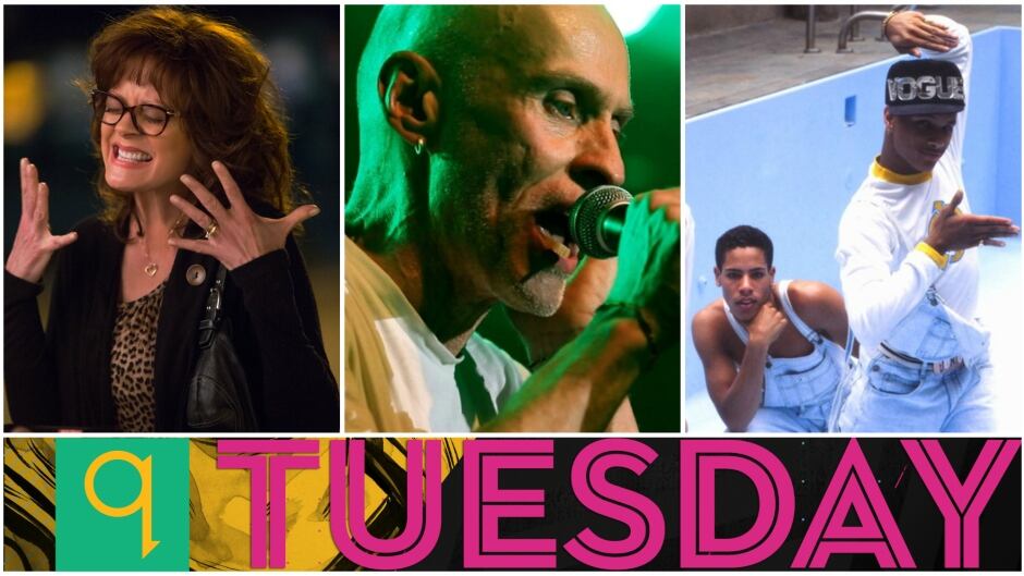Today on q, guest hosted by Gill Deacon: Actress Susan Sarandon — plus, from Hot Docs: Strike A Pose and Spirit Unforgettable.