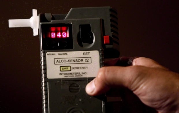 Breathalyzer impaired driving