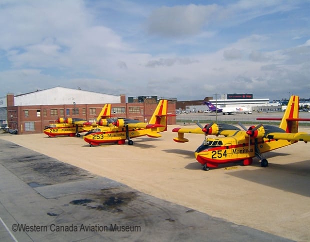 Old Manitoba water bomber aircraft