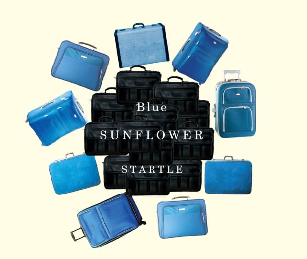 Blue Sunflower Startle