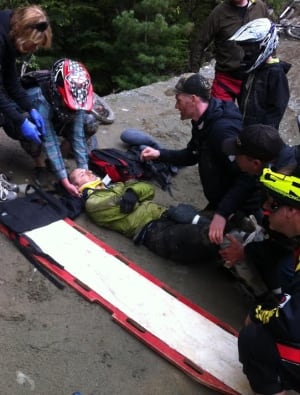Rafferty Baker 2014 Whistler Crash