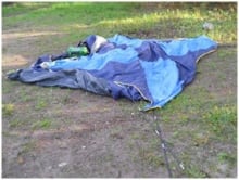 Madison Scott's tent