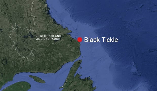 Black tickle map