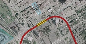Rideau LRT station tunnel via Confederation Line website