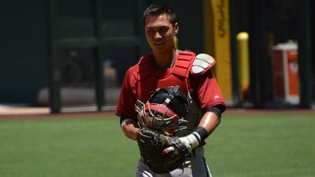 Andrew Yerzy's power from the left side of the plate, a rarity among catchers, has tantalized baseball scouts and earned him a $1.02-million contract from the Arizona Diamondbacks. (Yerzy family) yerzy-andrew-620
