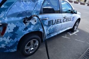 fuel cell car refuels
