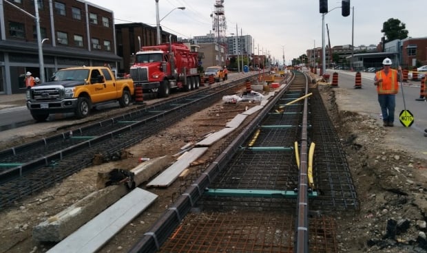 LRT tracks