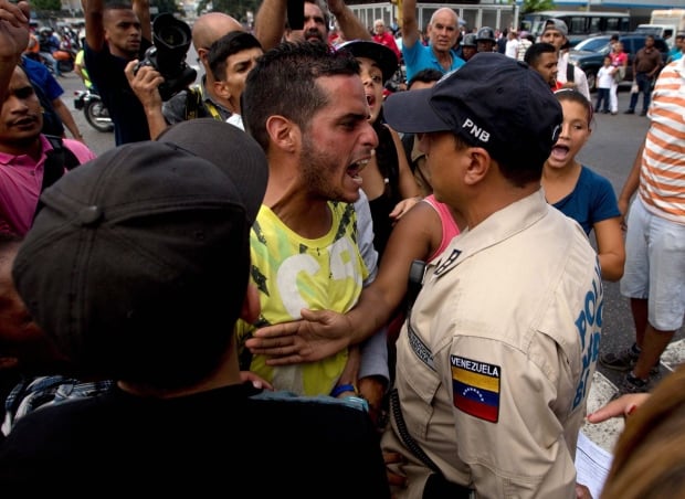 APTOPIX Venezuela Protest