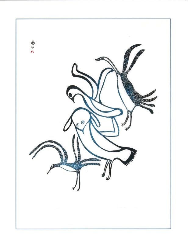 Four birds
