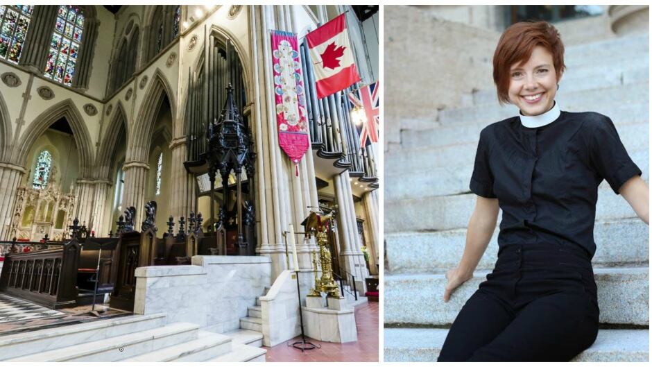 Inside Toronto's St. Paul's Anglican Church / Anglican priest Allison Courey