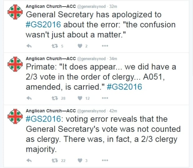 Anglican tweets