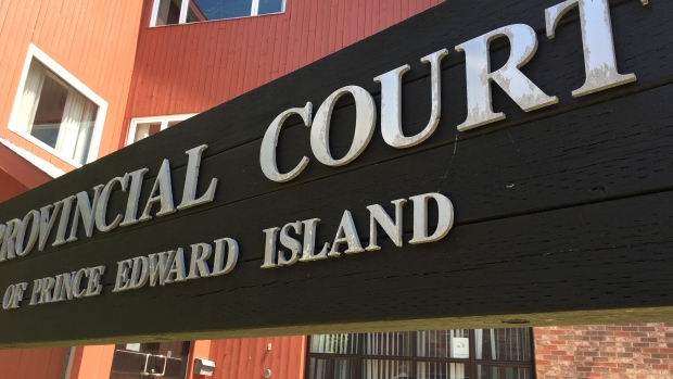 Former Charlottetown emergency shelter employee charged with drug trafficking; Image of Charlottetown Provincial Court sign