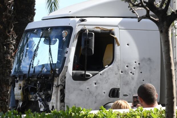 NICE FRANCE TRUCK ATTACK BULLETS Bastille Day
