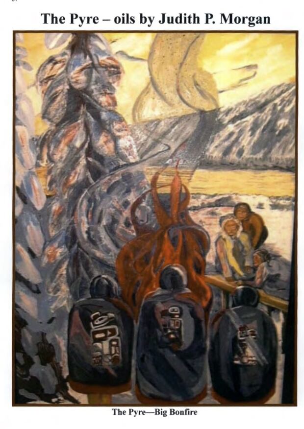 Judith Morgan's painting 'The Pyre'