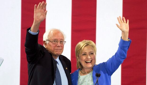 Campaign 2016 Clinton Sanders