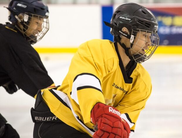 China hockey players Canadian teams