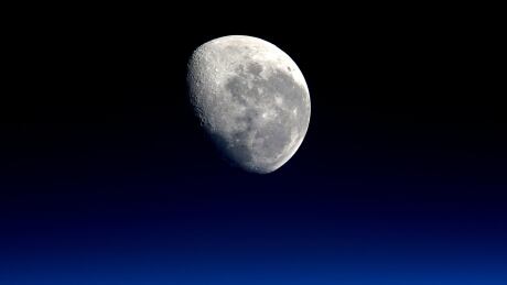 The setting moon is seen in a photograph taken by Expedition 47 Flight Engineer Tim Peake of the European Space Agency (ESA) from the International Space Station on March 28, 2016 and released by NASA on April 4, 2016. Picture taken March 28, 2016. REUTERS/ESA/NASA/Handout via Reuters THIS IMAGE HAS BEEN SUPPLIED BY A THIRD PARTY. IT IS DISTRIBUTED, EXACTLY AS RECEIVED BY REUTERS, AS A SERVICE TO CLIENTS. FOR EDITORIAL USE ONLY. NOT FOR SALE FOR MARKETING OR ADVERTISING CAMPAIGNS - RTSDISD USA-NASA/