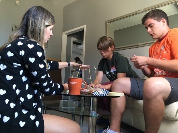 Big Idea Camp spaghetti challenge
