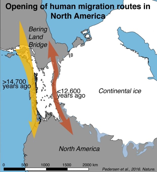 Map human migration routes