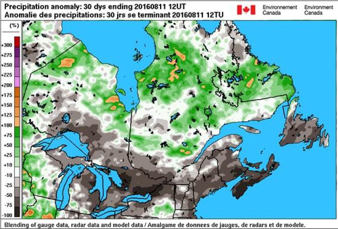 Rainy forecast promises relief for droughtstricken parts of Quebec