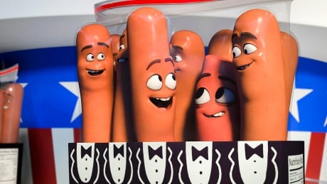 This image released by Sony Pictures shows a scene from "Sausage Party." (Columbia, Sony Pictures via AP) Film Review Sausage Party