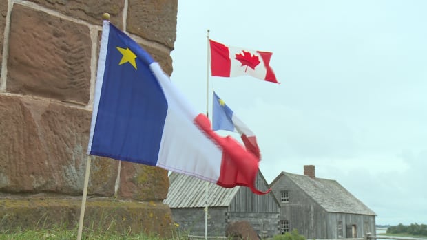 Acadian flags
