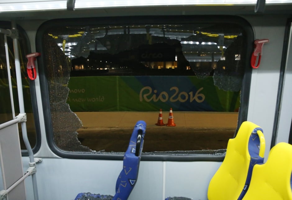 OLYMPICS-RIO — BUS — Aug. 9, 2016