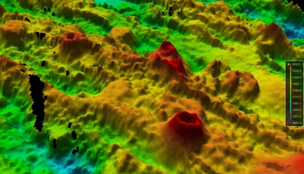 Undersea volcanoes