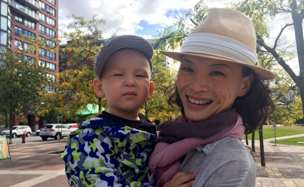 Wendy Xiang and her 2-year-old son Felix