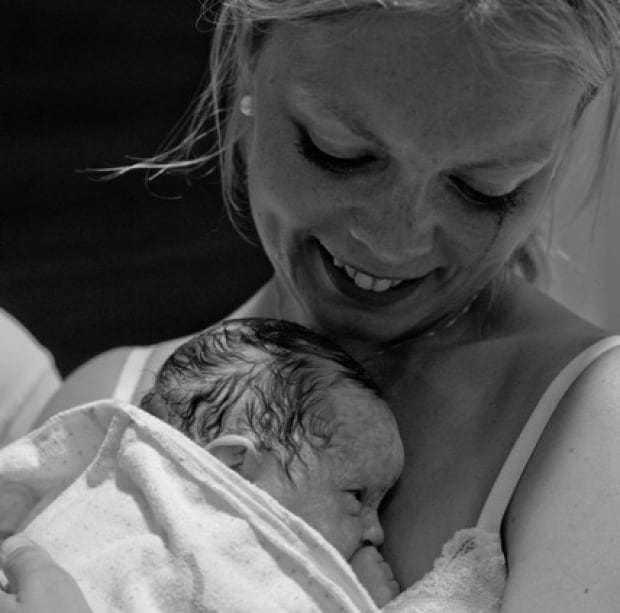 Hilde Reva and Baby Julie