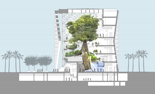 The Green Planet Bio-dome rendering