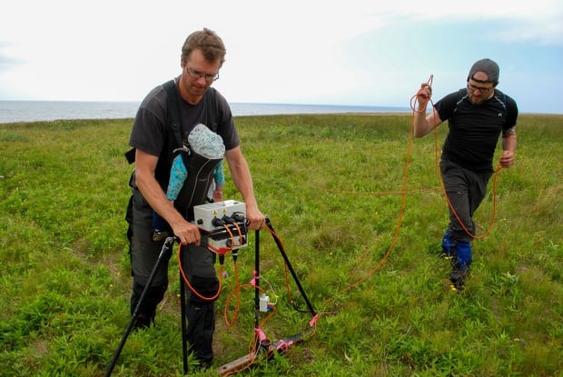 Point Rosee Viking dig survey work
