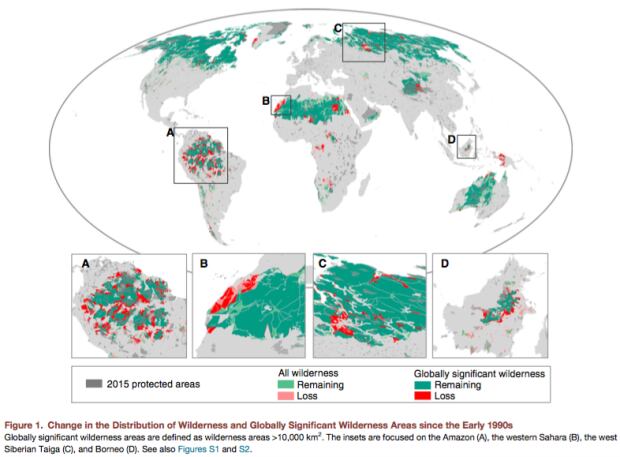 Areas Lost