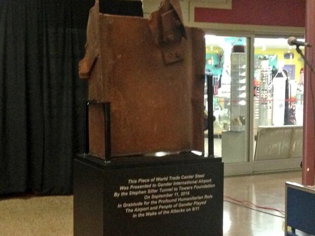 WTC beam at Gander airport